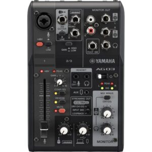 Bàn trộn Mixer Yamaha AG03MK2 / Đen