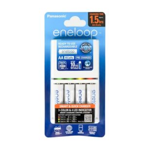 Bộ pin + sạc Panasonic AA 2000mAh KJ55 (4V)