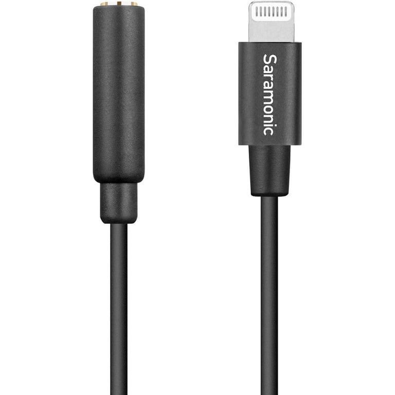 Cáp chuyển đổi Lightning sang 3.5mm Saramonic SR-C2002 - Ảnh 3