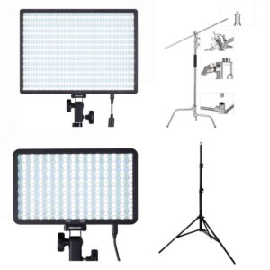 Combo 2 đèn led chụp sản phẩm Amaran Pano 120c Kit + Amaran Pano 60c Kit