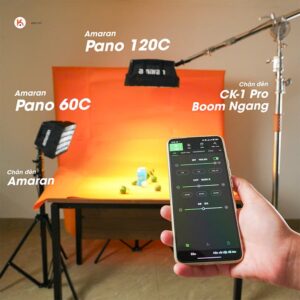 Alternative view of Combo 2 đèn led chụp sản phẩm Amaran Pano 120c Kit + Amaran Pano 60c Kit