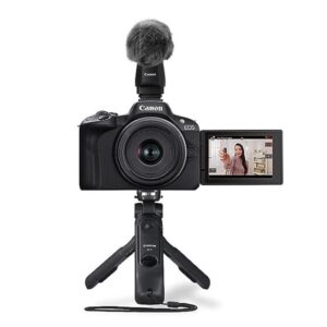 Máy ảnh Canon EOS R50 Content Creator Kit RF-S 18-45mm IS STM