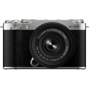 Máy ảnh Fujifilm X-M5 Kit XC 15-45mm F3.5-5.6 OIS PZ Bạc